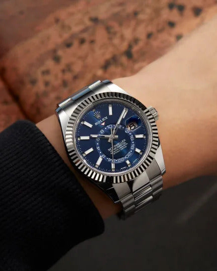 Rolex Sky-Dweller Watch — Blue Dial with Jubilee Bracelet