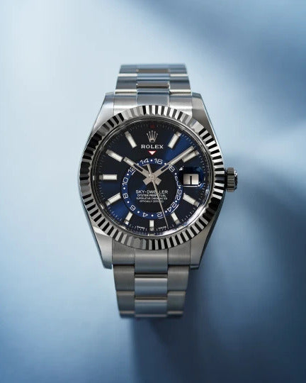Rolex Sky-Dweller Watch — Blue Dial with Jubilee Bracelet