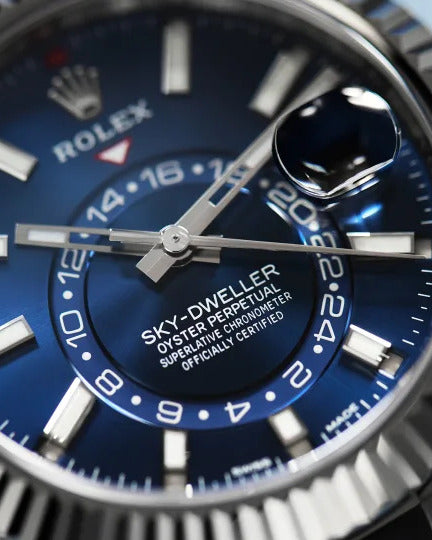 Rolex Sky-Dweller Watch — Blue Dial with Jubilee Bracelet